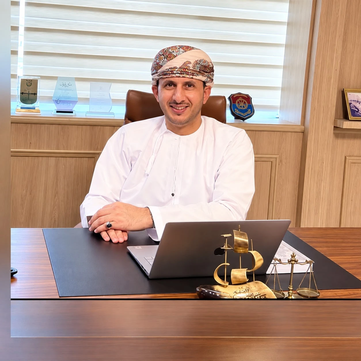 Ibrahim Al Habsi in his office