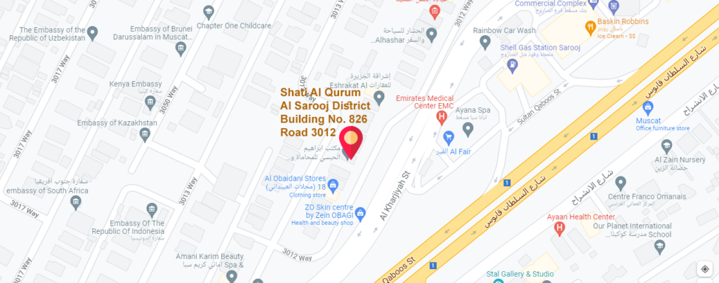 Map showing the firm’s location